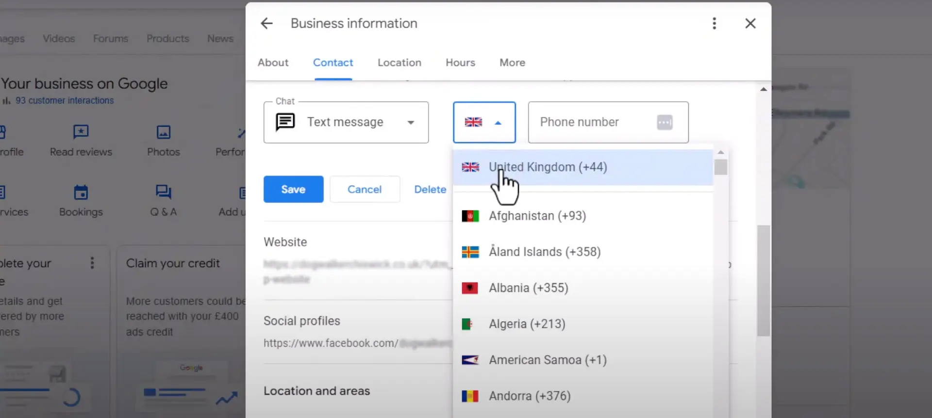 Google Business Profile SMS Messaging Setup for Customer Communication