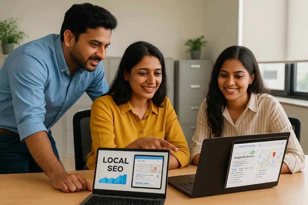 Indian marketers discussing What is Local SEO strategies and how to do it