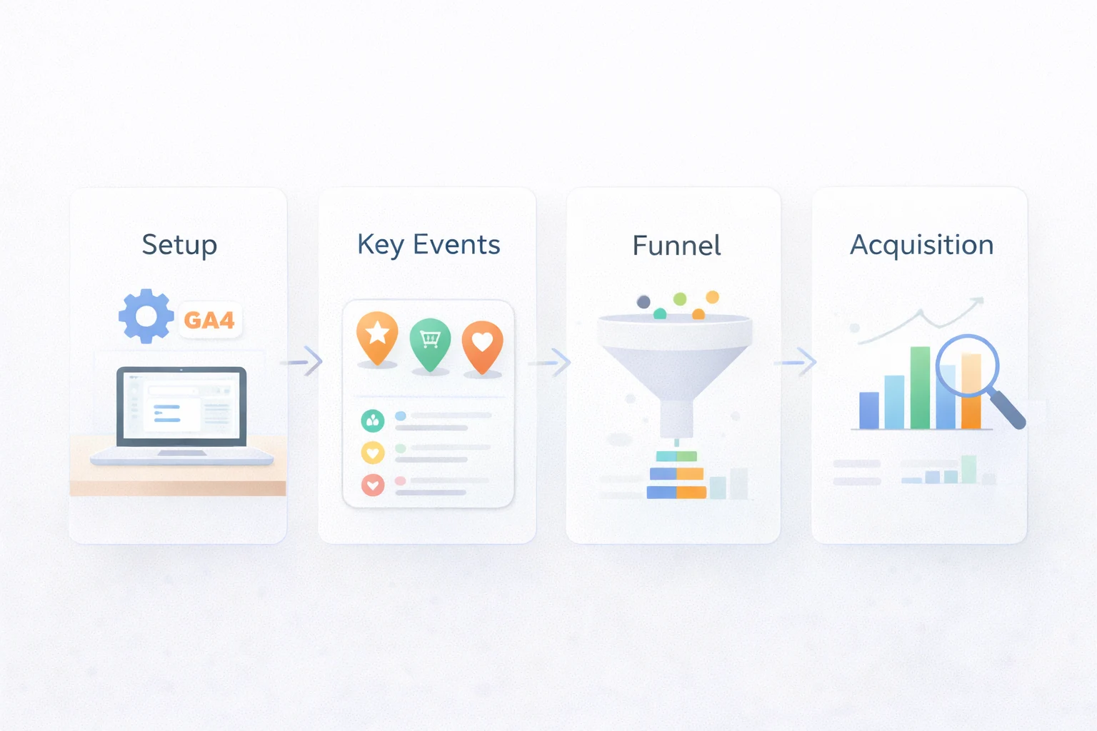 How to use Google Analytics 4 to track key events and user behaviour