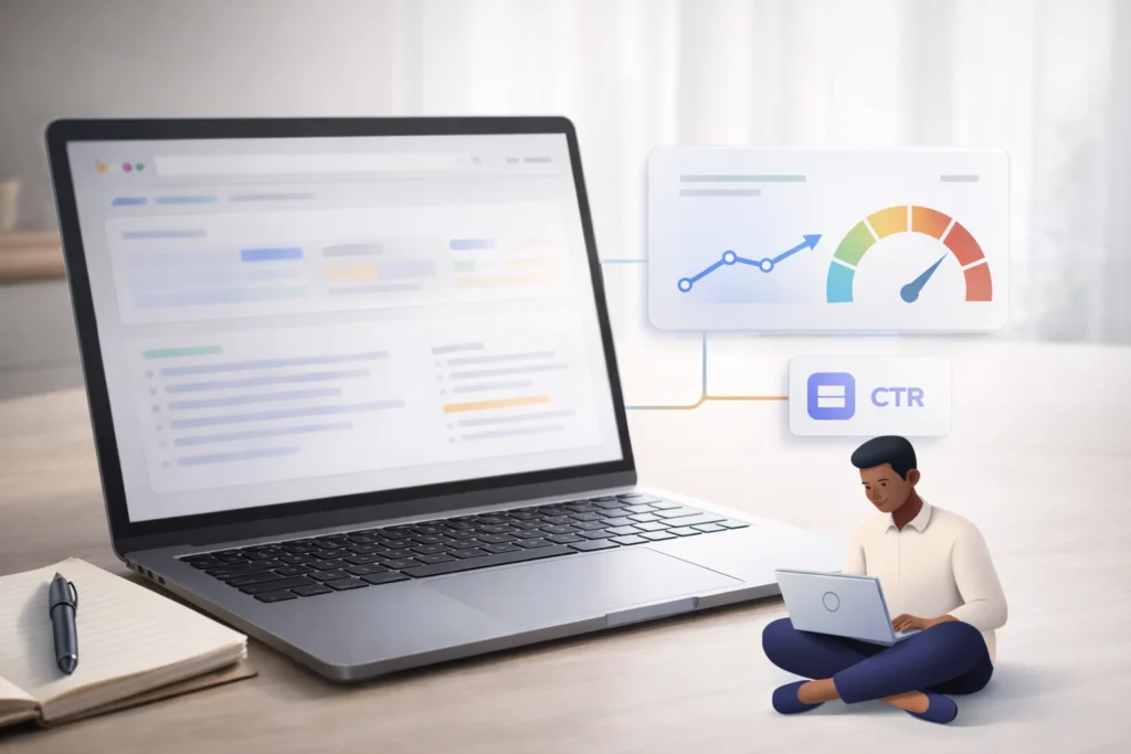 How to rank in ai overview tracked with impressions and CTR