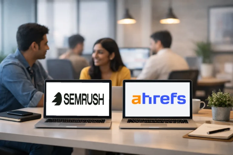 Ahrefs vs Semrush comparison for Indian marketers