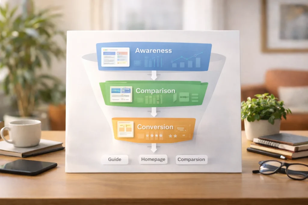 search intent strategy linked to leads and conversions in SEO
