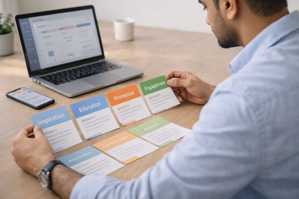 social media content strategy with clear content pillars