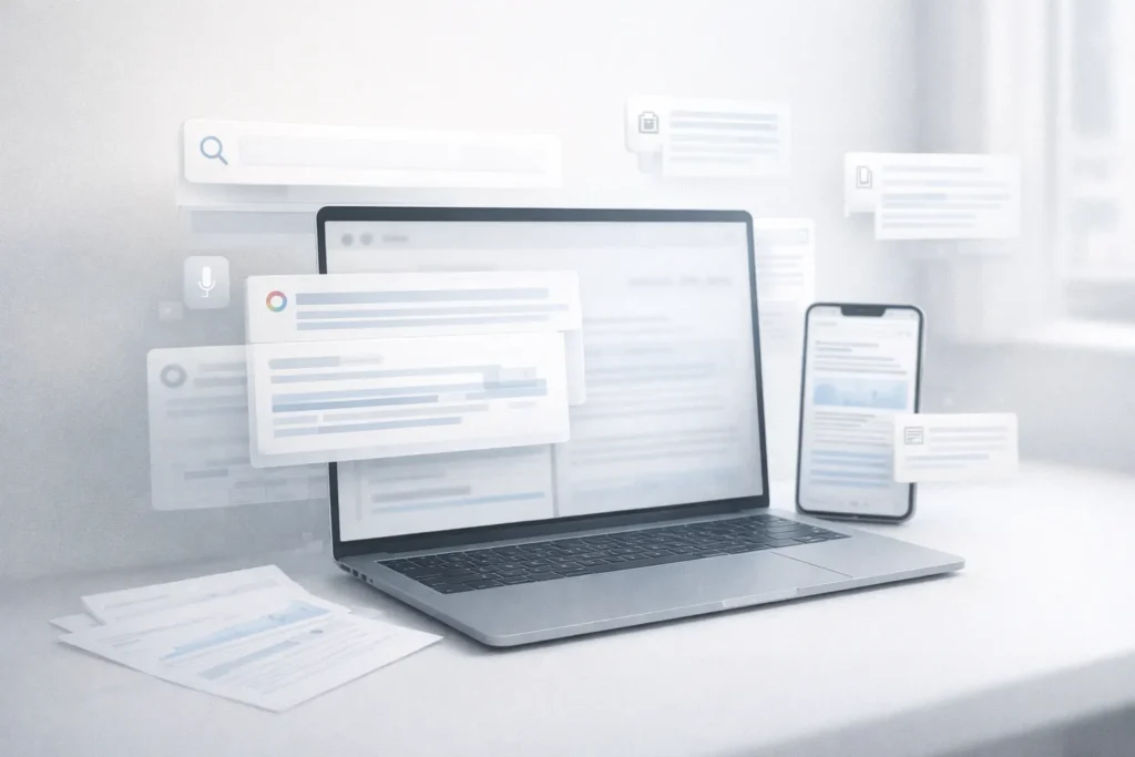 Google core update impact on AI Overviews and voice search visibility