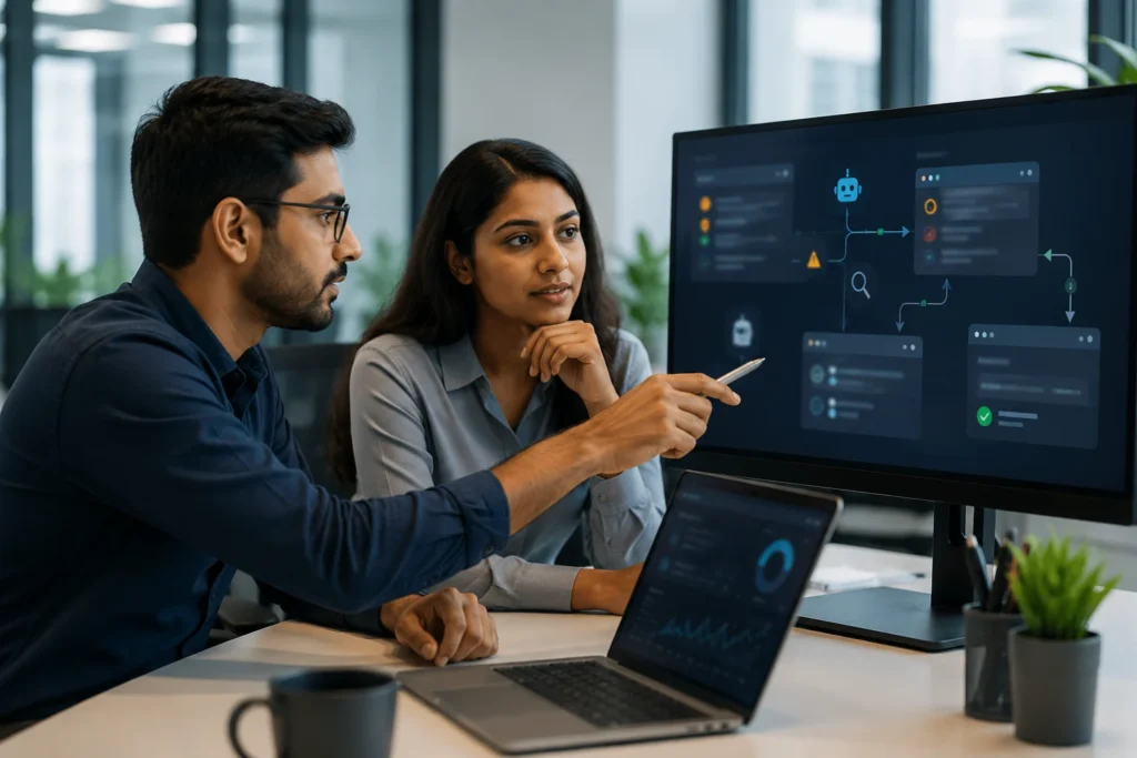 Indian SEO team reviewing HTTP status codes and website errors