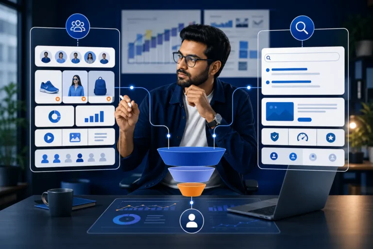 Meta Ads and Google Ads channel-fit comparison from discovery to expressed search intent